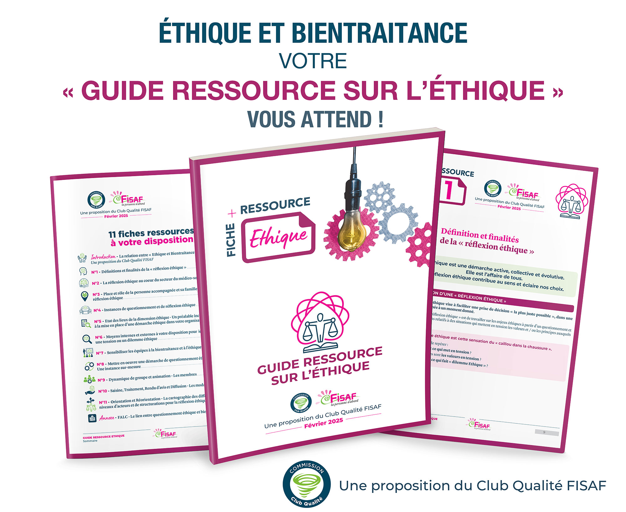 Votre « GUIDE RESSOURCE SUR L’ETHIQUE » est disponible !