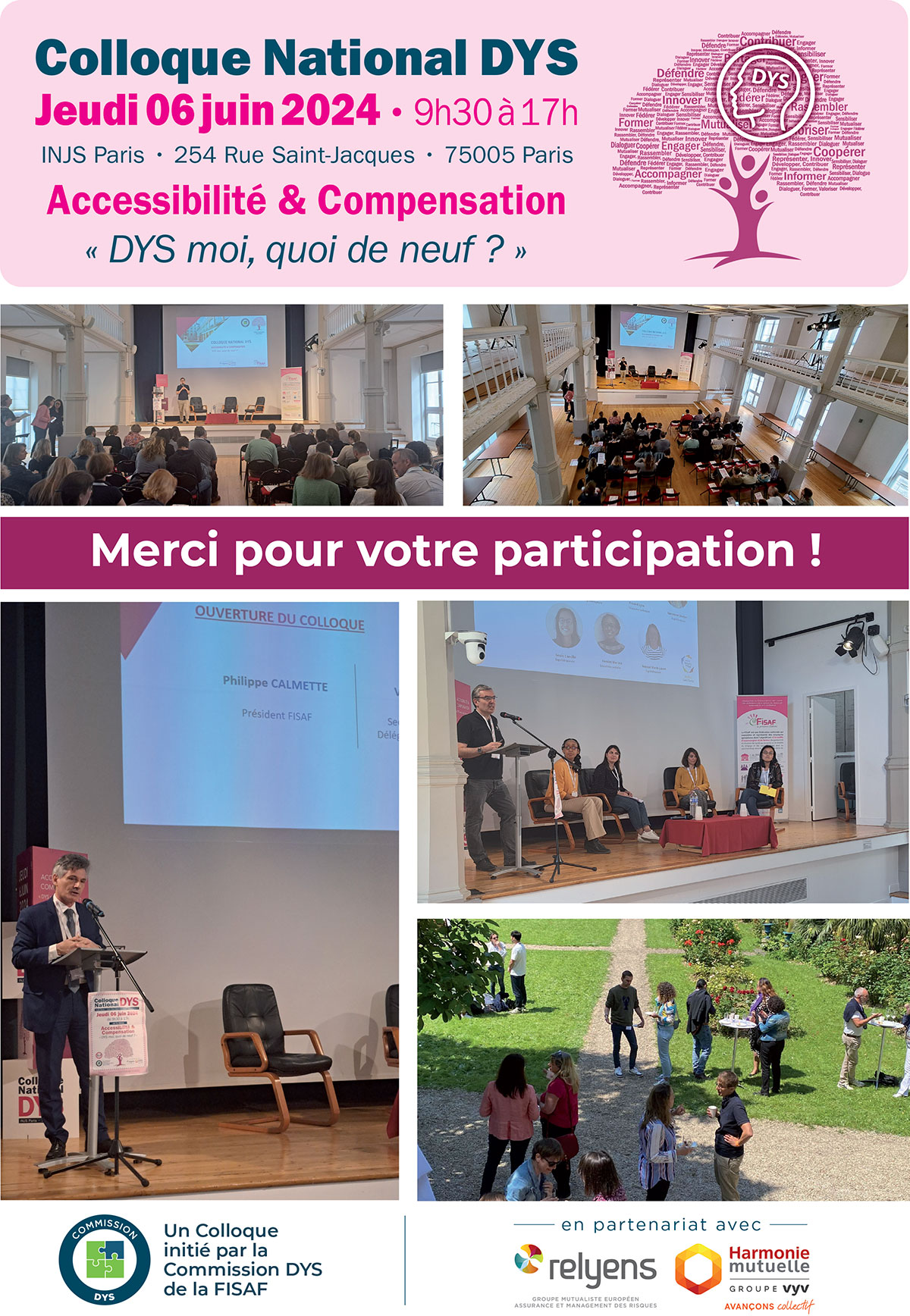 Retour sur le colloque DYS 2024 de la FISAF